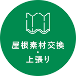 屋根素材交換・上張り